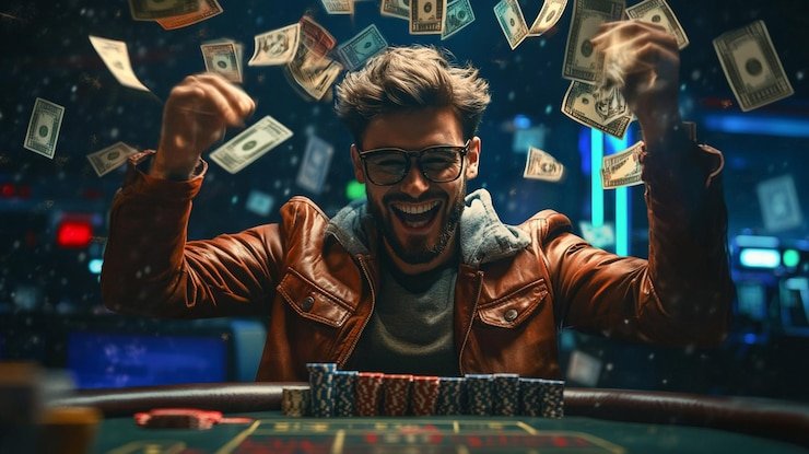 Pengguna dewasa memeriksa dompet digital